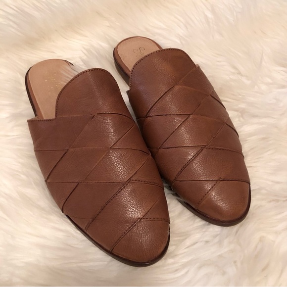 New Seychelles x Anthropologie To Die For Leather Mule Flats - Picture 3 of 7